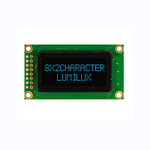 8×2 802 0802 Character LCD Display, COB Module LCM  LED Backlight Outline 58.0×32.0mm