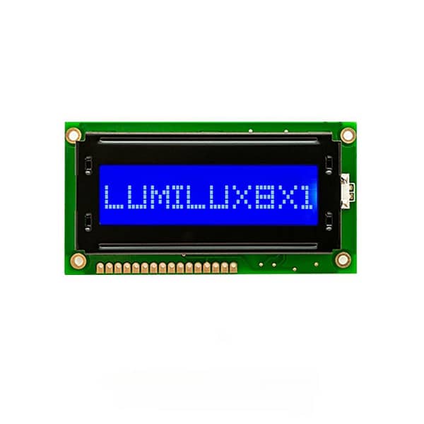 8×1 801 0801 Character LCD Display, COB Module LCM LED Backlight ...